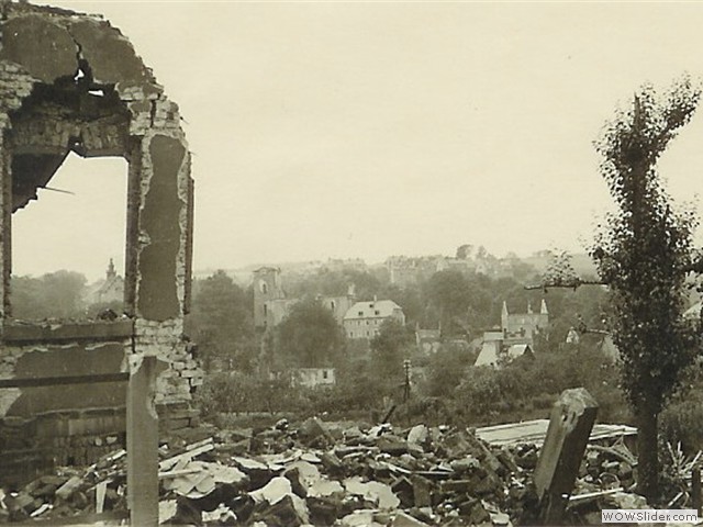 Blick zur Kirche von Herrmannstr.