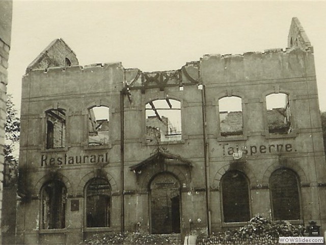 Restaurant zur Talsperre Lißner, li Klempnerei Mehner