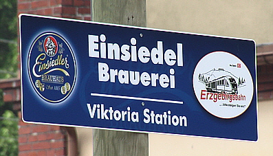 Bahnsteigschild