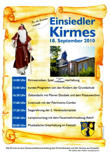 Werbung Kirmes 2010